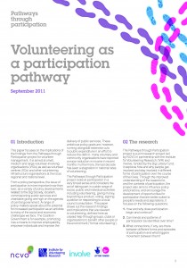 Volunteering as a participation pathway